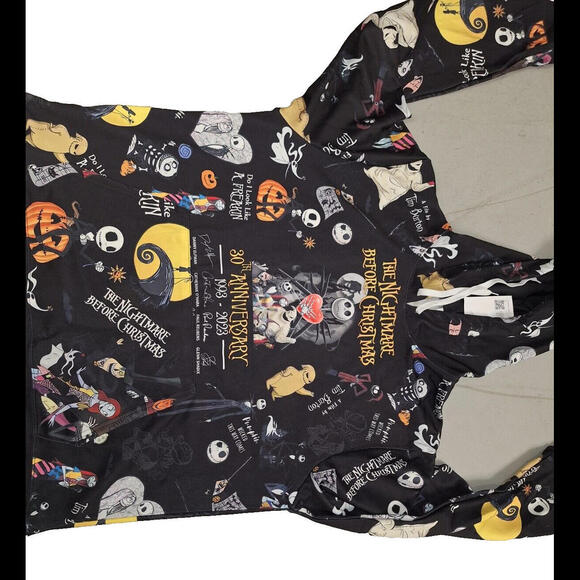 Rare NEW Nightmare B4 Christmas Hoodie (Runs Big) Size L Skellington Pull Over - Picture 2 of 10